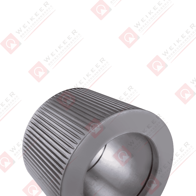 Korrugert Close End Legert stål Pellet Roller